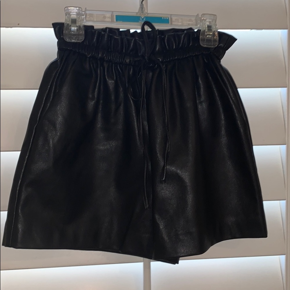 Pleather Shorts